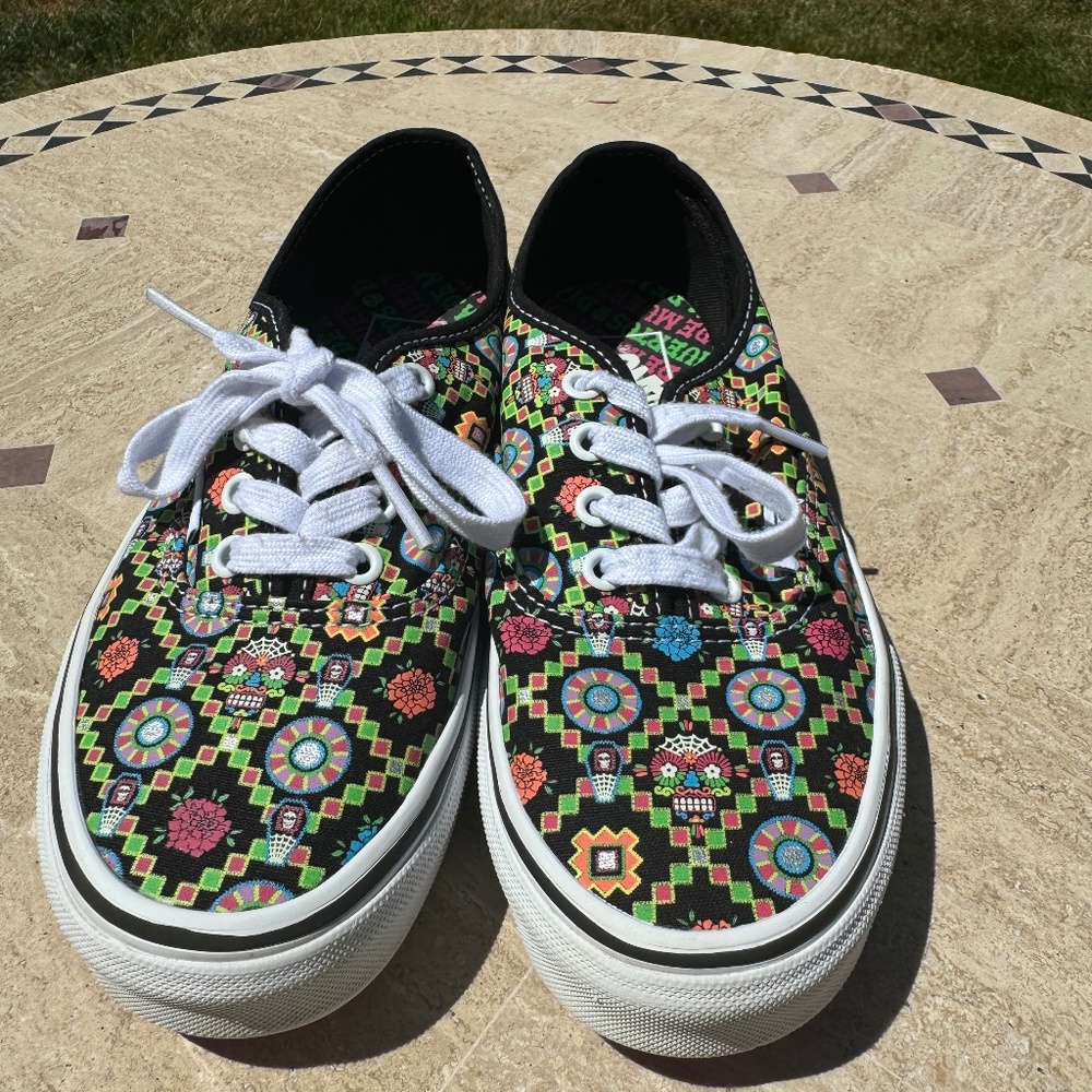 Vans Dia de Los Muertos Shoes